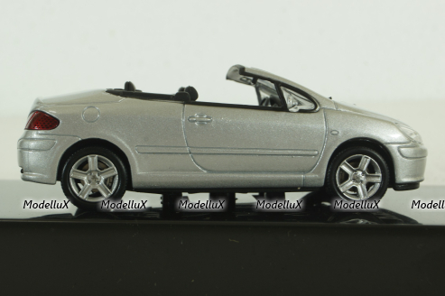 Peugeot 307CC Cabriolet 2003 silver, Altaya 1:43 