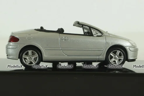 Peugeot 307CC Cabriolet 2003 silver, Altaya 1:43 