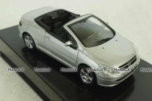Peugeot 307CC Cabriolet 2003 silver, Altaya 1:43 