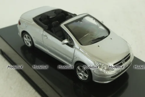 Peugeot 307CC Cabriolet 2003 silver, Altaya 1:43 