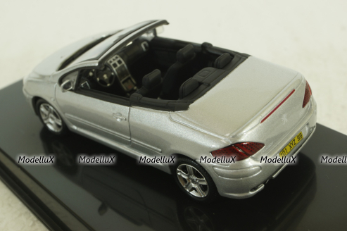 Peugeot 307CC Cabriolet 2003 silver, Altaya 1:43 