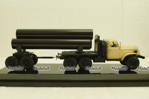 Зил-157К/ТВ-5 Трубовоз бежевая кабина, 115705, DiP Models 1:43