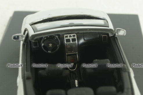 Peugeot 307CC Cabriolet 2003 silver, Altaya 1:43 