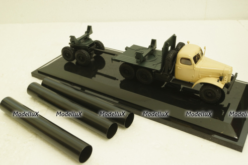 Зил-157К/ТВ-5 Трубовоз бежевая кабина, 115705, DiP Models 1:43