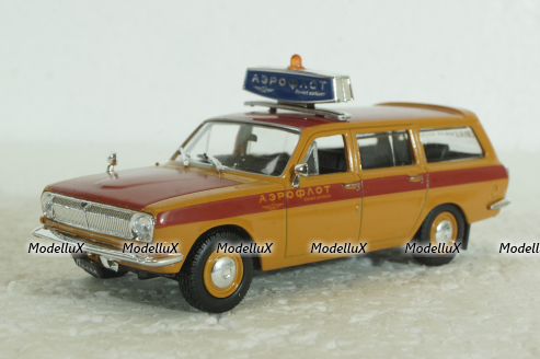 Газ-24-02 Волга, Эскорт, Аэрофлот, Автомобиль на службе №21 1:43