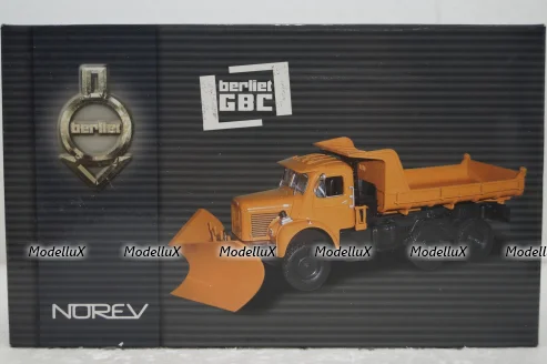 Berliet GBC 8 6x6, orange, 690010, Norev 1:43