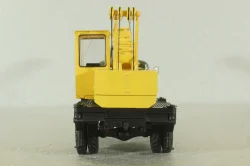 КС-1562Б(53) автокран на шасси Газ-53 1980, хаки/оранжевый, Автоистория 1:43