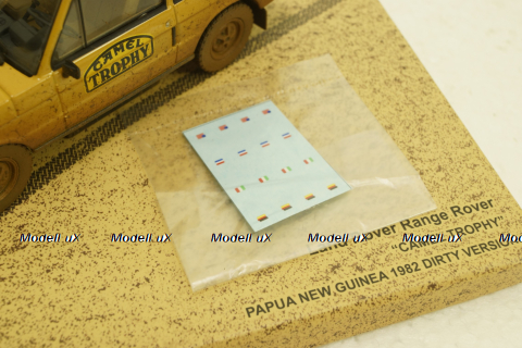 Range Rover camel trophy Papua New Guinea  1982  Dirty Version, Almost Real 1:43