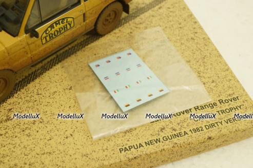 Range Rover camel trophy Papua New Guinea  1982  Dirty Version, Almost Real 1:43