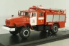 ПСА 2,0-40/2 (43206) модель 008-МИ, автоцистерна пожарная на шасси Урал-43206 , SSM1236, SSM 1:43
