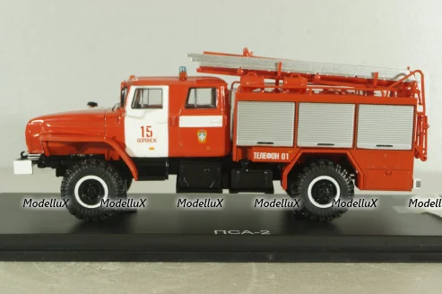 ПСА 2,0-40/2 (43206) модель 008-МИ, автоцистерна пожарная на шасси Урал-43206 , SSM1236, SSM 1:43