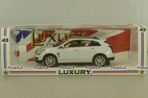 Cadillac SRX 2011, white, 101096, Luxury 1:43