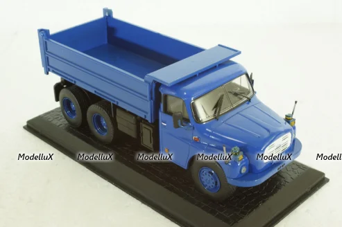 Tatra 148 S3 1985 самосвал, blue, Atlas 1:43