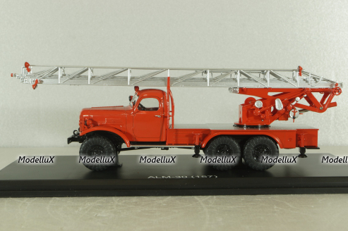 АЛМ-30(157) автолестница пожарная на шасси Зил-157, SSM1571, SSM 1:43