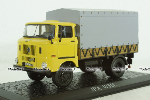 Ifa W50 yellow, Atlas 1:43