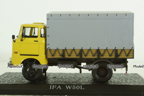 Ifa W50 yellow, Atlas 1:43