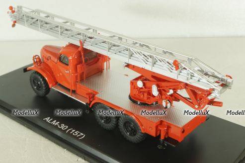 АЛМ-30(157) автолестница пожарная на шасси Зил-157, SSM1571, SSM 1:43