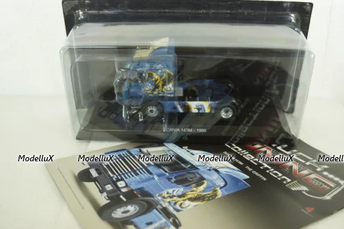 Scania 143M 1990 the griffin, blue, Truck Tuning Collection #4, Hachette 1:43 (Без журнала!)