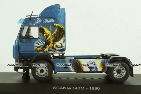 Scania 143M 1990 the griffin, blue, Truck Tuning Collection #4, Hachette 1:43 (Без журнала!)