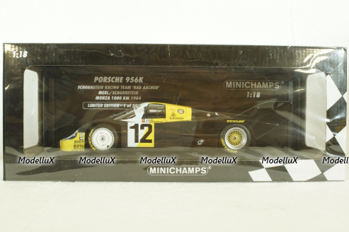 Porsche 956K #12 1000km Monza 1984 Merl, Schornstein, 155846612, Minichamps 1:18