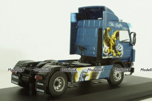 Scania 143M 1990 the griffin, blue, Truck Tuning Collection #4, Hachette 1:43 (Без журнала!)