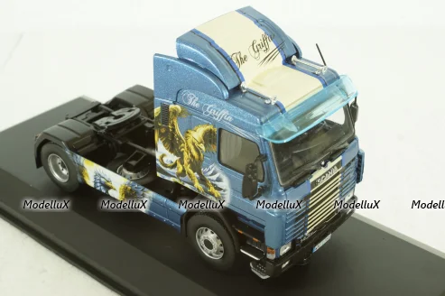 Scania 143M 1990 the griffin, blue, Truck Tuning Collection #4, Hachette 1:43 (Без журнала!)