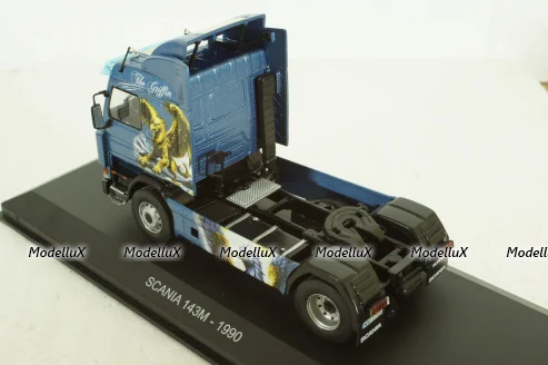 Scania 143M 1990 the griffin, blue, Truck Tuning Collection #4, Hachette 1:43 (Без журнала!)