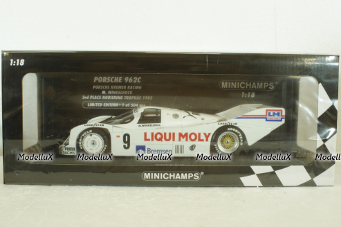 Porsche 962C, Porsche Kremer Racing Manfred Winkelhock, 200meilen von Numberg, 155856509, Minichamps 1:18