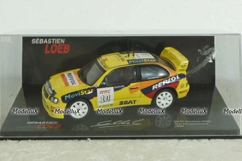Seat Cordoba WRC S.Loeb Test Echappement, 1999, Loeb Collection #12, Altaya 1:43