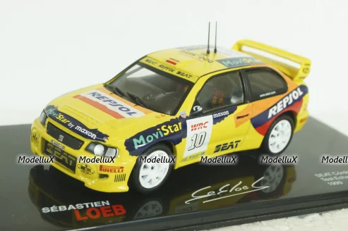 Seat Cordoba WRC S.Loeb Test Echappement, 1999, Loeb Collection #12, Altaya 1:43