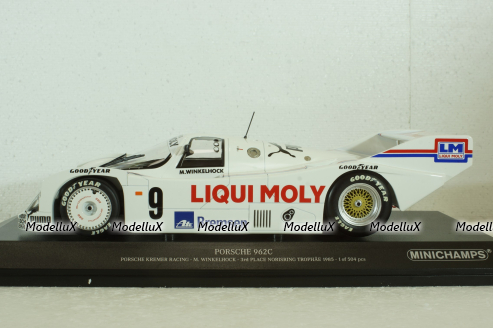 Porsche 962C, Porsche Kremer Racing Manfred Winkelhock, 200meilen von Numberg, 155856509, Minichamps 1:18