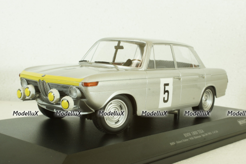 BMW 1800 TISA, Hahne/Mairesse SPA 24 Hours 1965, 155652905, Minichamps 1:18