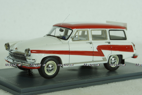 Газ-М22 Волга, Аэрофлот 1965, белый,  NEO 1:43