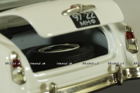 Газ-М 21И Волга 1958 белый, BB-01wh MTC, 1:43