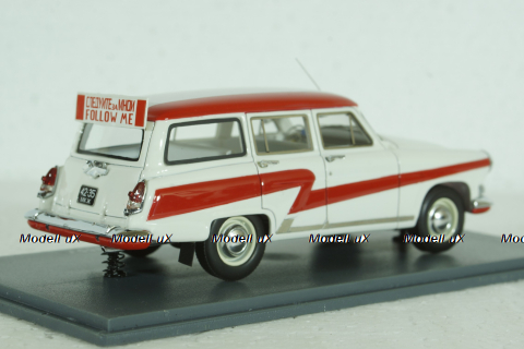 Газ-М22 Волга, Аэрофлот 1965, белый,  NEO 1:43