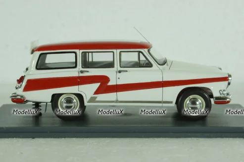 Газ-М22 Волга, Аэрофлот 1965, белый,  NEO 1:43