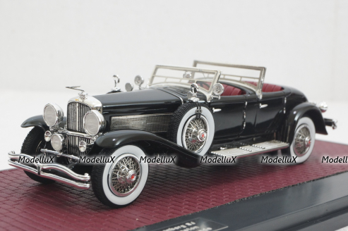 Duesenberg SJ 2608 J-582 Torpedo Phaeton Walker La Grande, black, 1930, MX40406-051, Matrix 1:43 