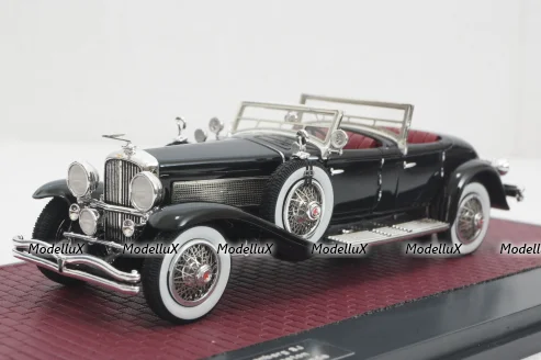 Duesenberg SJ 2608 J-582 Torpedo Phaeton Walker La Grande, black, 1930, MX40406-051, Matrix 1:43 