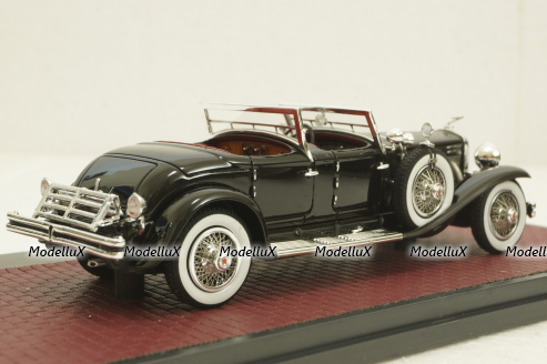 Duesenberg SJ 2608 J-582 Torpedo Phaeton Walker La Grande, black, 1930, MX40406-051, Matrix 1:43 