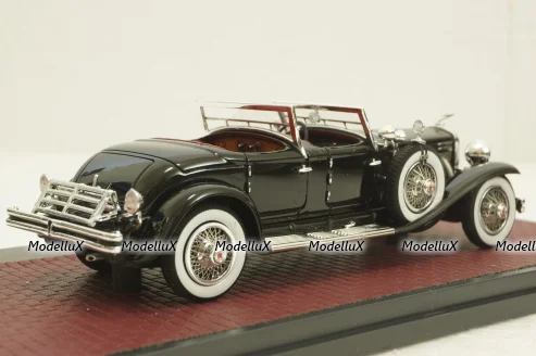 Duesenberg SJ 2608 J-582 Torpedo Phaeton Walker La Grande, black, 1930, MX40406-051, Matrix 1:43 