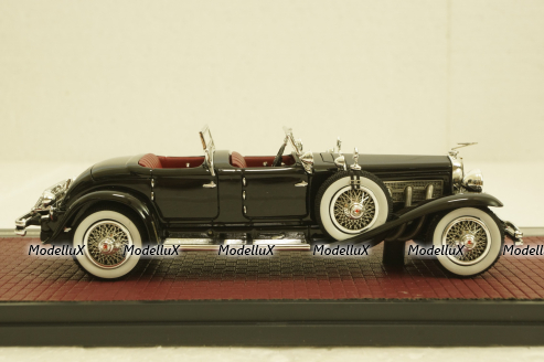 Duesenberg SJ 2608 J-582 Torpedo Phaeton Walker La Grande, black, 1930, MX40406-051, Matrix 1:43 