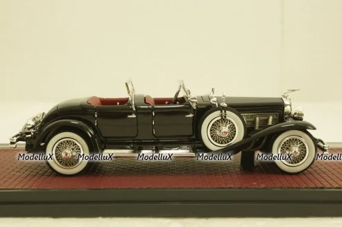 Duesenberg SJ 2608 J-582 Torpedo Phaeton Walker La Grande, black, 1930, MX40406-051, Matrix 1:43 