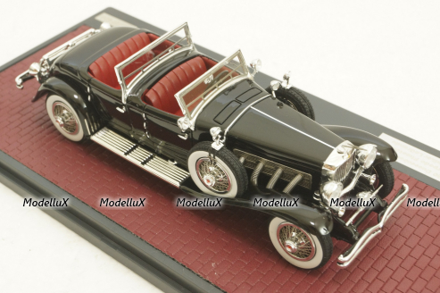 Duesenberg SJ 2608 J-582 Torpedo Phaeton Walker La Grande, black, 1930, MX40406-051, Matrix 1:43 