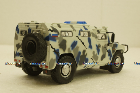 Газ-233036 Тигр СПМ-2 2005 Автолегенды СССР Спецвыпуск-Милиция СССР №10 1:43