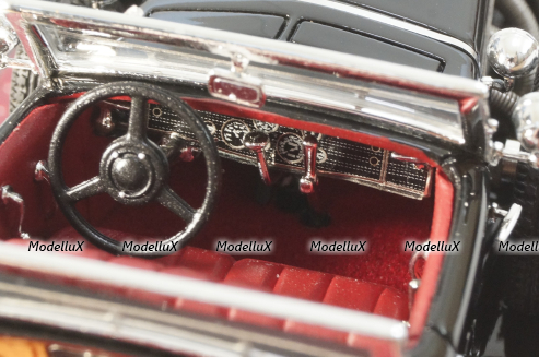 Duesenberg SJ 2608 J-582 Torpedo Phaeton Walker La Grande, black, 1930, MX40406-051, Matrix 1:43 