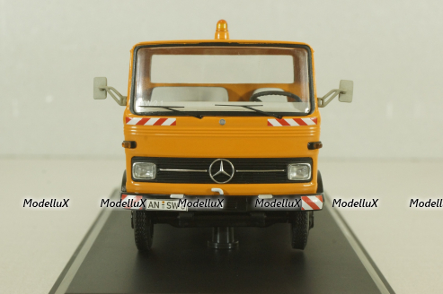 Mercedes LP 608 truck, orange, 03526, Schuco 1:43
