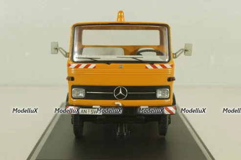 Mercedes LP 608 truck, orange, 03526, Schuco 1:43