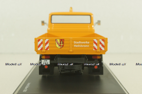 Mercedes LP 608 truck, orange, 03526, Schuco 1:43