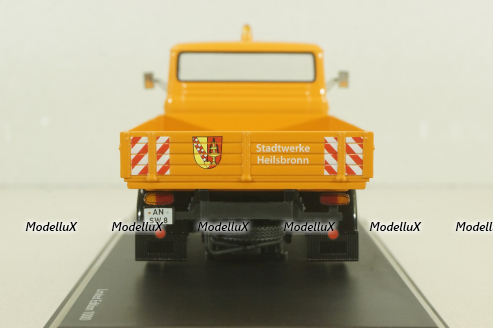 Mercedes LP 608 truck, orange, 03526, Schuco 1:43