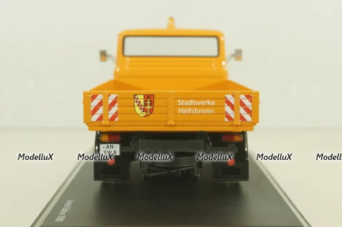 Mercedes LP 608 truck, orange, 03526, Schuco 1:43